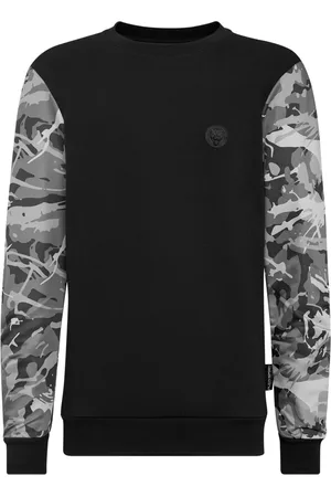 Philipp Plein Logo-patch crew-neck jumper