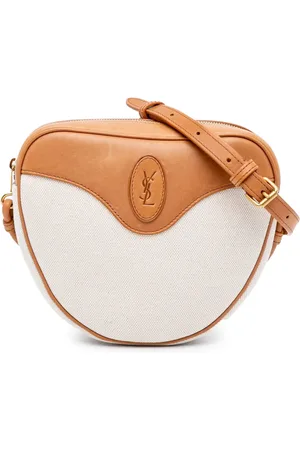 Saint Laurent 2021 Canvas Sac Coeur crossbody bag