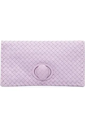 Bottega Veneta 2012-2024 Nappa Intrecciato Turn Lock clutch bag