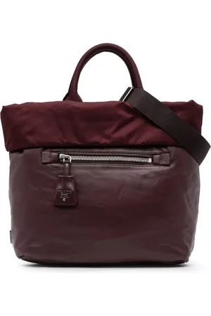 Prada 2000-2024 Tessuto and Nappa Reversible satchel