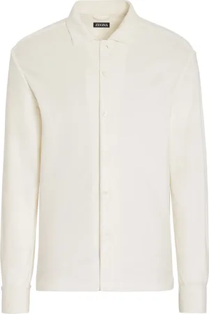 Ermenegildo Zegna Long-sleeve cotton-silk shirt