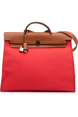 Hermès 2011 Toile Herbag Zip 39 satchel