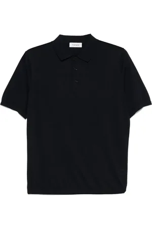 KANGRA CASHMERE Fine-ribbed polo shirt