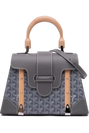 GOYARD 2019 Goyardine Saigon Structured PM satchel