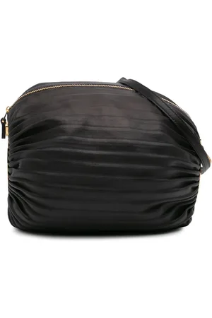 Loewe 2022 Pleated Nappa Bracelet Pouch crossbody bag