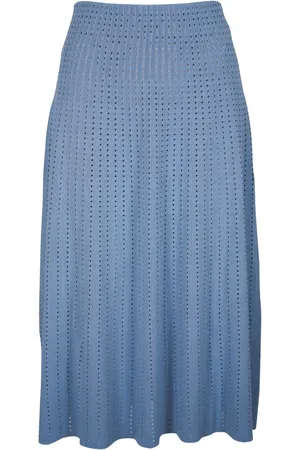 Lafayette 148 Pointelle-knit skirt