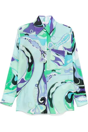 Puccini Orchidee-print shirt