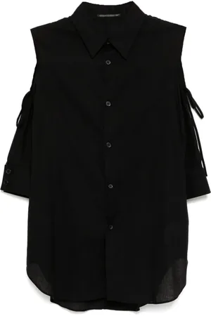 YOHJI YAMAMOTO Asymmetric-shoulder shirt