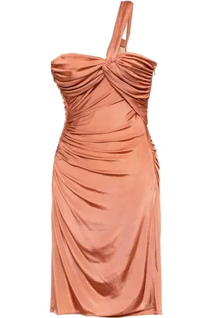 Tom Ford One-shoulder twist-front cocktail dress