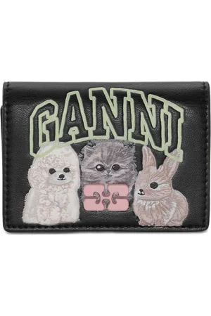 Ganni Graphic-print wallet