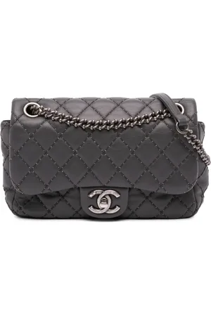 CHANEL 2015-2016 Quilted Lambskin Stitched Single Flap shoulder bag