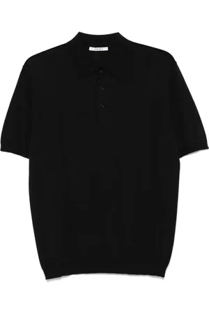 KANGRA CASHMERE Fine-ribbed polo shirt