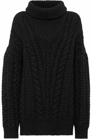 Philipp Plein Skull&Bones cable-knit jumper