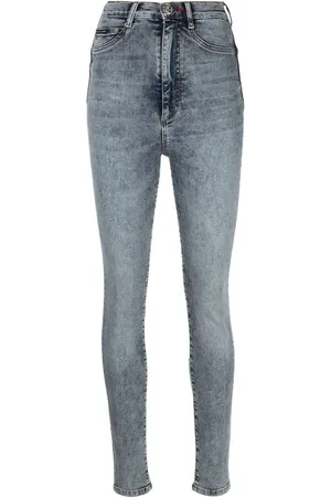Philipp Plein High-rise skinny-cut jeans