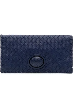 Bottega Veneta 2012-2024 Nappa Intrecciato Turn Lock clutch bag