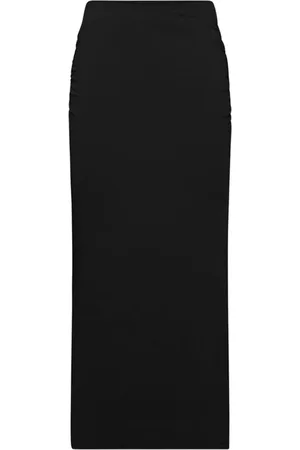 Wolford Crepe-texture midi skirt