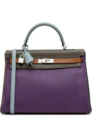 Hermès 2012 Togo Arlequin Kelly II Retourne 35 satchel
