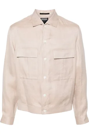 Ermenegildo Zegna Oasi linen overshirt