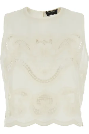 Twin-Set Broderie-anglaise blouse