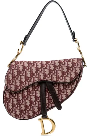 Dior 2018 Oblique Canvas Saddle Bag shoulder bag