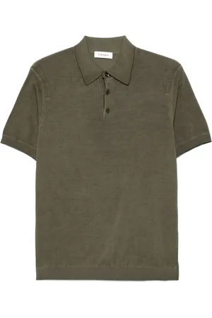 KANGRA CASHMERE Cotton polo shirt