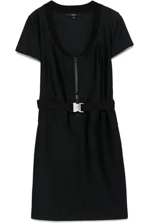 Gucci 2000s belted midi dress
