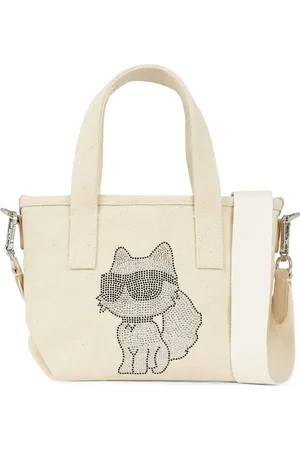 Karl Lagerfeld Ikon Choupette-motif tote bag