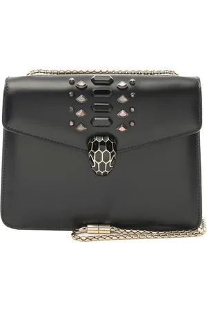 Bvlgari 2000-2024 Embellished Calfskin Serpenti Forever crossbody bag