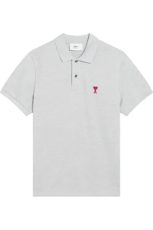 Ami Organic-cotton polo shirt