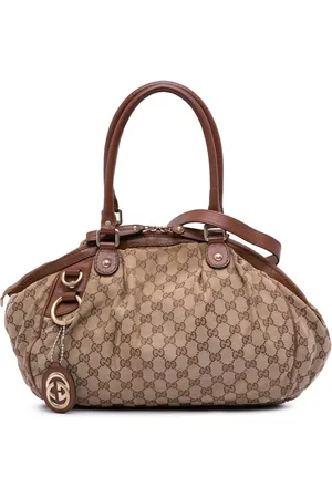 Gucci 2016-2024 GG Canvas Sukey satchel