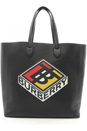 Burberry 2018-2024 Grained Calfskin Logo Kane tote bag