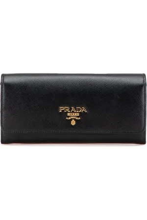 Prada 2000-2024 Large Saffiano Wallet long wallets