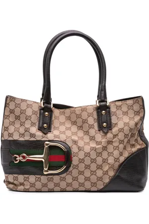 Gucci 2000-2015 GG Canvas Hasler Web tote bag
