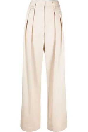 FORTE FORTE Pleated wide-leg trousers
