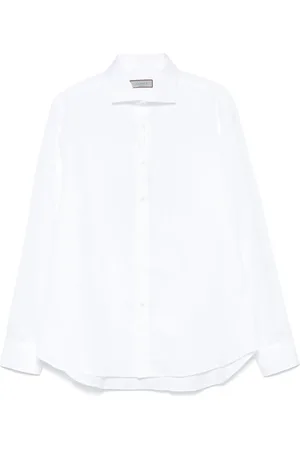 CANALI Cutaway-collar shirt