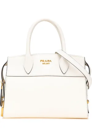 Prada 2010-2024 Saffiano And City Calf Esplanade satchel