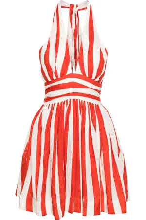 ZIMMERMANN Alight halterneck linen minidress