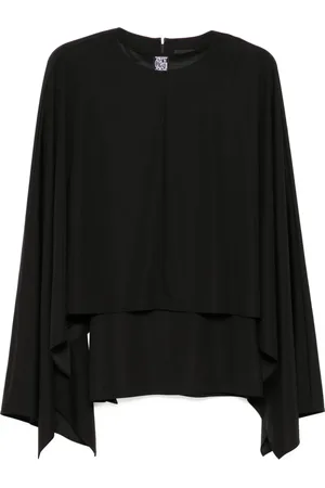 GOEN.J Draped cape tank top