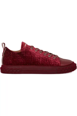 Giuseppe Zanotti Blabber velvet low-top sneakers