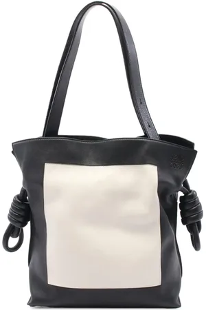Loewe 2000-2024 Bicolor Calfskin Flamenco Knot tote bag
