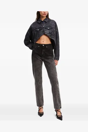 Karl Lagerfeld High-rise ombre straight jeans