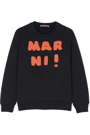 Marni Logo-print crew-neck sweatshirt