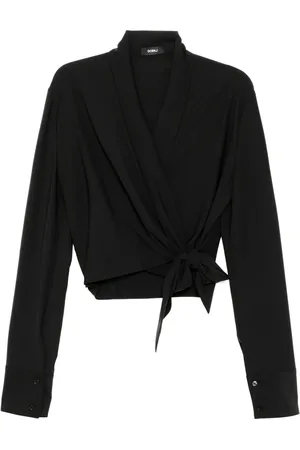 GOEN.J Shawl lapel blouse