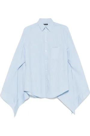 Balenciaga Knotted-cuffs shirt