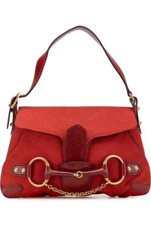 Gucci 2000-2015 GG Canvas Horsebit shoulder bag