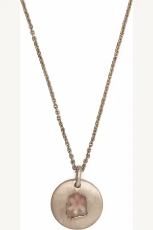 PARTS OF FOUR Disc stone necklace