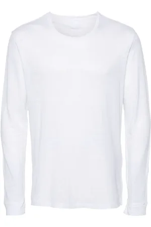120% Lino Semi-sheer linen T-shirt