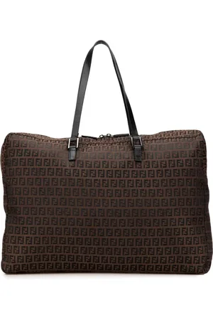 Fendi 2000-2010 Zucchino Canvas travel bag