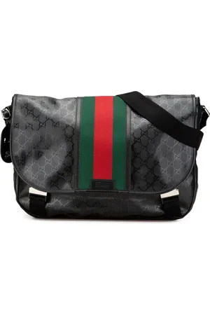Gucci 2000-2015 GG Imprime Web crossbody bag