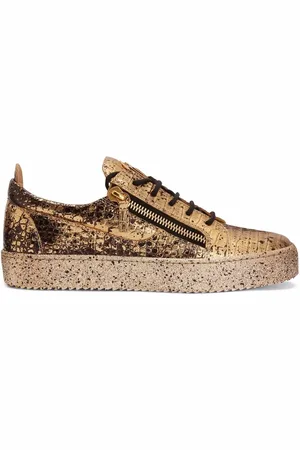 Giuseppe Zanotti Frankie crocodile-effect leather sneakers